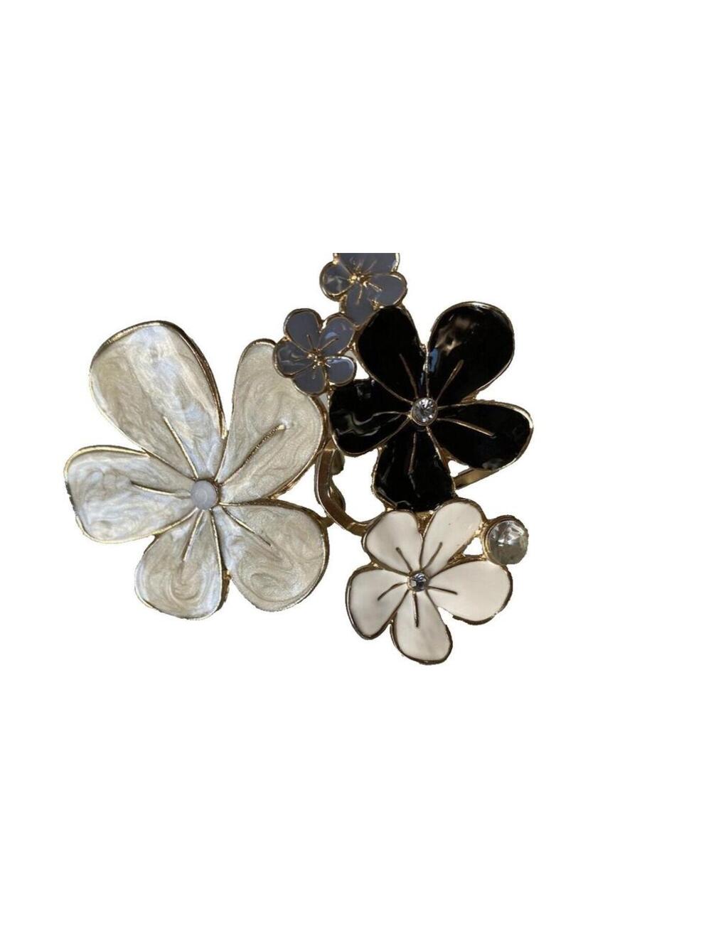 Flower Bracelet Floral Design Simple Elegant Women’s Jewelry Accessory
